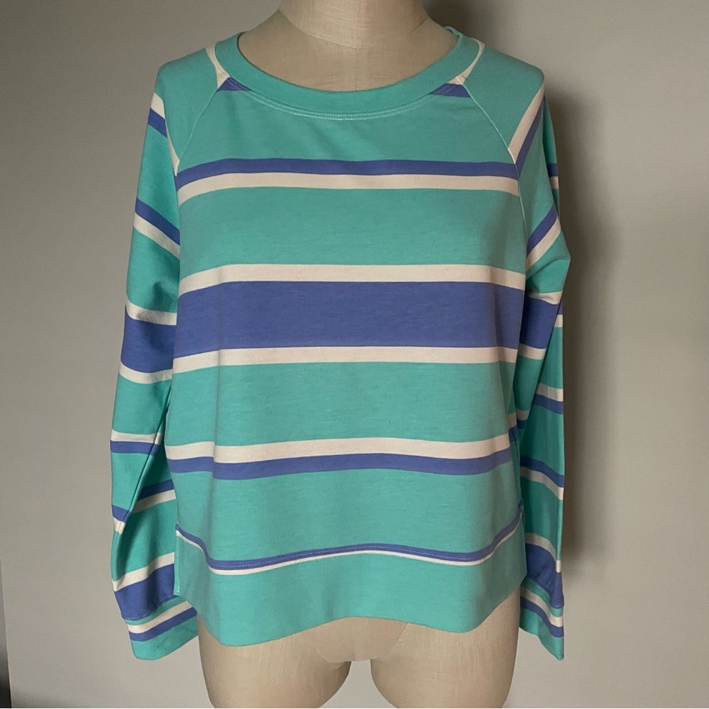 Wildfox striped long sleeve cotton knit top size S.